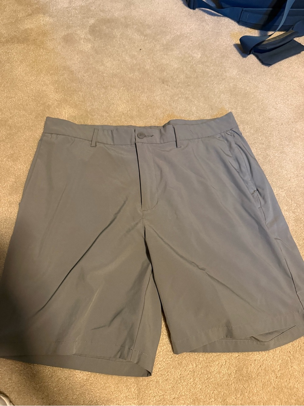 Old Navy Men's Slate Grey Flat-Front Shorts